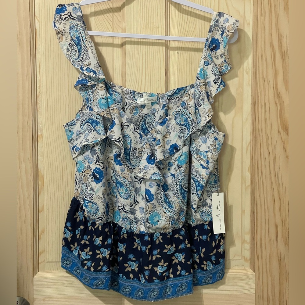Nine Britton Floral Top - Size XXL